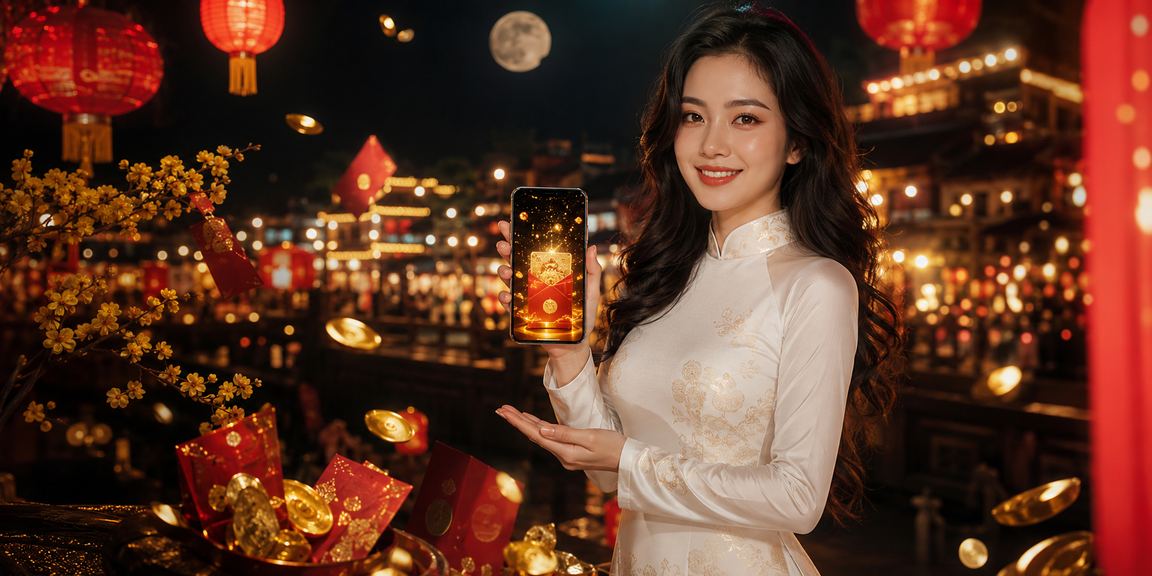 Người dùng Nha Trang nhận thưởng và chơi game trên điện thoại di động